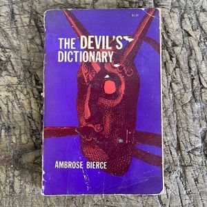 Vintage The Devil's Dictionary by Ambrose Bierce Satire Humor Paperback
